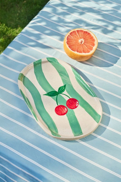 Cherry Pop Oval Plate🍒
