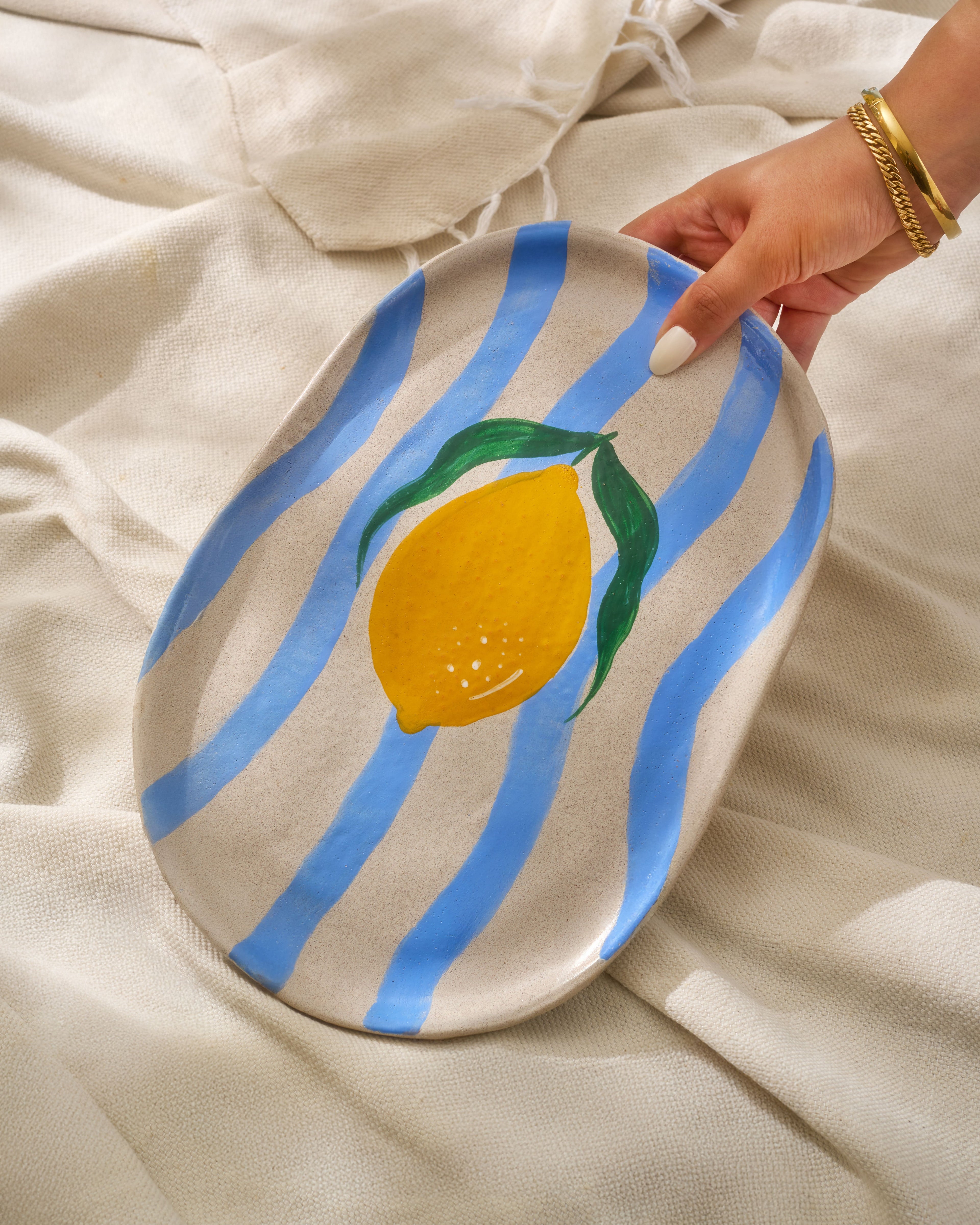 Lemonata Oval Plate 🍋